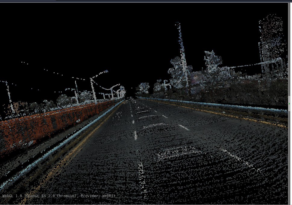Lidar image of Road - TomTom Dataset