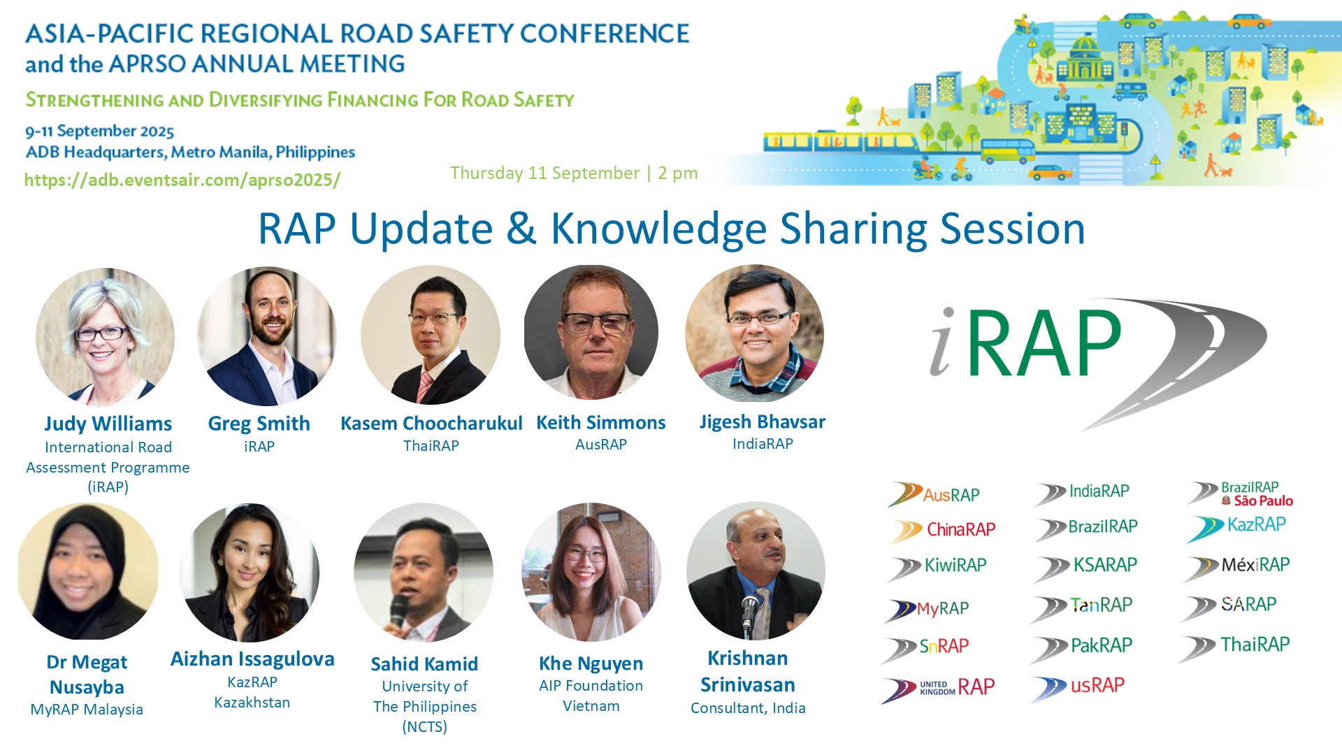 RAP Update speakers slide